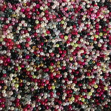Load image into Gallery viewer, Plastic, Pearls, Gold, Teal AB, Clear, Red, White, Teal, Pink, Magenta, Gold, Cream, Grey, and Black,  Rosaries, Suncatchers, Bead Curtains, Jewellery, Key Rings, Necklaces, Bracelets, Art Projects, Counting, Teaching, Nippers, Taiwan, Asia, Plastic Pearl, Worldwide,