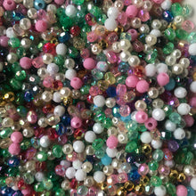 Load image into Gallery viewer,  Plastic, Beads, Multicoloured, Mixed, Assorted, Collection, Taiwan, Asian, Transparent, Gold, Red, Orange, Topaz, Yellow, Mustard, Blue, Capri, Cerulean, Navy, Aqua, Sapphire, Black, Pink, Purple, Jet Black, Pale Brown, Pale Blue, Silver, Green, Silver Grey, Charcoal, Teal, Lime, Forest Green, Mint, Amazon, Avocado, Chartreuse, Violet, Fuchsia, Magenta, Indigo, Rosaries, Suncatchers, Bead Curtains, Jewellery, Key Rings, Necklaces, Bracelets, Art Projects, Counting, Teaching,