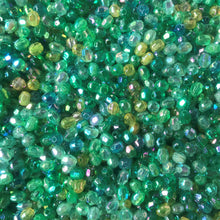 Load image into Gallery viewer, Plastic, Beads, Multicoloured, Mixed, Assorted, Collection, Taiwan, Asian, Transparent, Green, Olive, Teal, Emerald Green, Lime, Forest Green, Mint, Amazon, Avocado, Apple, Chartreuse, Rosaries, Suncatchers, Bead Curtains, Jewellery, Key Rings, Necklaces, Bracelets, Art Projects, Counting, Teaching,