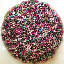 Load image into Gallery viewer, Plastic, Pearls, Gold, Green AB, Clear, White, Pink, Lilac, Magenta, Cream, Grey, and Black,  Rosaries, Suncatchers, Bead Curtains, Jewellery, Key Rings, Necklaces, Bracelets, Art Projects, Counting, Teaching, Nippers, Taiwan, Asia, Plastic Pearl, Worldwide,