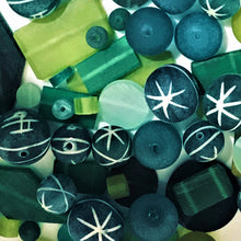 Load image into Gallery viewer, Tube, Tabular, Slabs, Round, Resin, Oval, Multi-Coloured, Java, Indonesia, Hearts, Flat, Drops, Diamonds, Cylinder, Cube, Collection, Mix, Coin, Clear, Bird, Beads, Bicones, Green, Olive, Teal, Emerald Green, Lime, Forest Green, Mint, Amazon, Avocado, Apple, Chartreuse,
