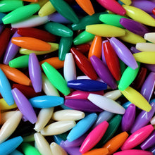 Load image into Gallery viewer, Green, Neon, White, Ivory, Pink, Purple, Pale Blue, Navy, Red, Orange, Plastic, Bracelets, Necklaces, Bead Curtains, Suncatchers, Beads, China, Mix, Collection, 12mm, 16mm, Multicoloured, 8.5mm, 29mm,