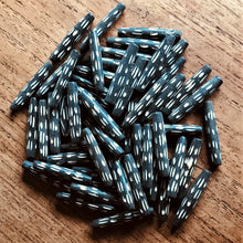 Load image into Gallery viewer, India, Beads, Jewellery Making, Africa, Ethnic, Batik, Collection, Necklace, Bracelet, Dyed, Water Buffalo, Bone, Buffalo, Asia, Thailand, Borneo, Indonesia, China, Hair Pipes, Choker, Boho, Ankle Bangle, Costume Jewellery, Craft, Art, Projects, North America, Horn, Black, Brown, African Inspired, Indian-Style, Vintage, Tribal, Cylinder, Pipes, Tribal Jewellery, Kenya, Nigeria, Ghana, Cow, Goats, Camels, Hand-Carved, Tubes, Beige,