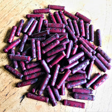 Load image into Gallery viewer, India, Beads, Jewellery Making, Africa, Ethnic, Batik, Collection, Necklace, Bracelet, Dyed, Water Buffalo, Bone, Buffalo, Asia, Thailand, Borneo, Indonesia, China, Hair Pipes, Choker, Boho, Ankle Bangle, Costume Jewellery, Craft, Art, Projects, North America, Horn, Black, Brown, African Inspired, Indian-Style, Vintage, Tribal, Cylinder, Pipes, Tribal Jewellery, Kenya, Nigeria, Ghana, Cow, Hand-Carved, Tubes, Beige, Purple,