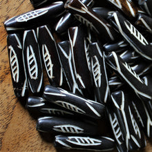 Load image into Gallery viewer, India, Beads, Jewellery Making, Africa, Ethnic, Batik, Collection, Necklace, Bracelet, Dyed, Water Buffalo, Bone, Buffalo, Asia, Thailand, Borneo, Indonesia, China, Hair Pipes, Choker, Boho, Ankle Bangle, Costume Jewellery, Craft, Art, Projects, North America, Horn, Black, Brown, African Inspired, Indian-Style, Vintage, Tribal, Cylinder, Pipes, Tribal Jewellery, Kenya, Nigeria, Ghana, Cow, Goats, Camels, Hand-Carved, Tubes, Beige,