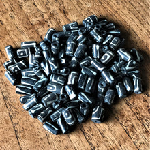 Load image into Gallery viewer, India, Beads, Jewellery Making, Africa, Ethnic, Batik, Collection, Necklace, Bracelet, Dyed, Water Buffalo, Bone, Buffalo, Asia, Thailand, Borneo, Indonesia, China, Hair Pipes, Choker, Boho, Ankle Bangle, Costume Jewellery, Craft, Art, Projects, North America, Horn, Black, Brown, African Inspired, Indian-Style, Vintage, Tribal, Cylinder, Pipes, Tribal Jewellery, Kenya, Nigeria, Ghana, Cow, Goats, Camels, Hand-Carved, Tubes, White,
