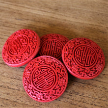 Load image into Gallery viewer, Cinnabar, Pendants, Necklace, Crystal,  Key Ring, Jewellery-Making, Jewellery, Collection, Carved, Centre-Piece, Beader, Wear-Anytime, Chinese, Siam Red, Cinnabar, Siam-Red, Blood-Red, Mineral, Pigment, Romans, Chinese, Powder, Cinnabar Pigment, Pottery Glaze, Cosmetic, Lipstick, Mercury, Toxicity, Dangerous, Poisonous, Inhale, Premature Death, Beads, Pendants, Lacquer, Wood, Tree Sap, Carved, Molds, Coloured,