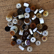 Load image into Gallery viewer, : Utah, New Mexico, Arizona, Colorado, Agate, Pueblo Indians, Navajo, Ceremonial, United States, Tribal, Ethnic, Disc Beads, Beads, Toffee, White, Heishe, Jewellery, Necklace, Bracelet, Ankle Bangle, Bracelet,  .