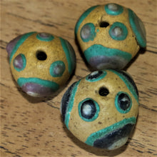 Load image into Gallery viewer, Tribal, Ethnic, Jewellery, Necklace, Bracelet, Ankle Bangle, Clay, Beads, Eye Beads, Clay Beads, Old, Handmade, Collection, Afghanistan,