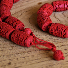 Load image into Gallery viewer, Cinnabar, Barrels, Boho, Vintage, Beads, Black, Turquoise, Silver, Necklace, Crystal,  Key Ring, Jewellery-Making, Jewellery, Collection, Carved, Beader, Wear-Anytime, Chinese, Siam-Red, Blood-Red, Mineral, Pigment, Romans, Chinese, Powder, Cinnabar Pigment, Pottery Glaze, Cosmetic, Lipstick, Mercury, Toxicity, Dangerous, Poisonous, Inhale, Premature Death, Lacquer, Wood, Tree Sap, Carved, Molds, Colours,