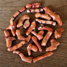 Load image into Gallery viewer, : Tribal, Ethnic, Branch Coral, Seaside, Collection, Coral, Orange, Jewellery, Asia, Algerian, Onyx, White Metal, Sterling Silver, Topaz, Amber, Jet Black, Necklace, Bracelet, Earrings, Burma, Burmese, Beads, Amazonite, Sea Coral, Twig, Branches, Dangle Earrings, Tribal Jewellery,