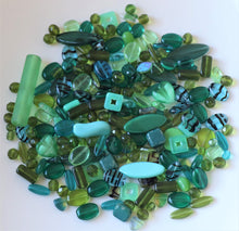 Load image into Gallery viewer, Forest Green, Green, Olive, Teal, Emerald Green, Lime, Mint, Amazon, Avocado, Apple, Chartreuse, Czechoslovakia, Glass, Beads, Cubes, Bicones, Ovals, Rounds, Tabular, Cylinder, Tube, Transparent, Tiles, Round, Oval, Mix, Frosted, Hearts, Beads, Glazed, Glass, Faceted, Drops, Collection, Coin Hues, Bicone, Necklace, Bracelet, Earrings, Anklet, Frosted, Jewellery, Czech Republic, Boho, Vintage,