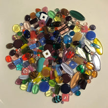 Load image into Gallery viewer, Anklet, Frosted, Jewellery, Czech Republic, Boho, Vintage, Red, Orange, Pale Brown, Topaz, Yellow, Mustard, Blue, Cyan, Capri, Speckled Blue, Cerulean, Navy, Aqua, Sapphire, Cobalt, Azure, Black, Whitby Jet, Jet Black, Red, Pale Brown, Pale Blue, Silver, Green, Clear, Silver Grey, Charcoal, Green, Olive, Red, Purple, Teal, Emerald Green, Lime, Forest Green,