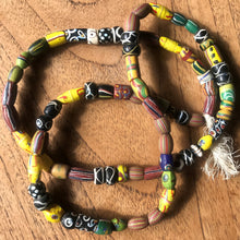 Load image into Gallery viewer, Africa, African, Glass, Trade, African Trade Beads, Millefiori, Thousand Flowers, Multicoloured, Slave Beads, Hippy Beads, Love Beads, Mosaic Beads, Murrine, Rods, Canes, Currency, European Traders, Plateau Continent, Ivory, Food, Fabric, Gold, Status Symbol, Palm Oil, Slaves, Ethnic-Styled Jewellery, Flower Pattern, Appreciate, Investment, Rare, Collectable, Antique, Venice, Venetian, Trade Beads, Ethnic, Strand,