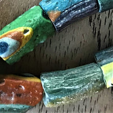Load image into Gallery viewer, Middle Eastern, Glass, Hebron, West Bank, Ancient, Beads, Jerusalem, Judean Mountains, Jewellery, Necklace, Bracelet, Earrings, Vintage, Collectibles, Vintage-Inspired, Rare,