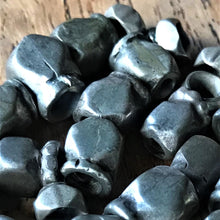 Load image into Gallery viewer, Sterling, Silver, Beads, Big Hole, Bracelet, Man, Leather, Clasp, Unique, Afghan, Chunky, Collection, Mixed Sizes,