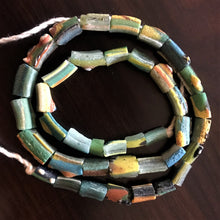 Load image into Gallery viewer, Middle Eastern, Glass, Hebron, West Bank, Ancient, Beads, Jerusalem, Judean Mountains, Jewellery, Necklace, Bracelet, Earrings, Vintage, Collectibles, Vintage-Inspired, Rare,