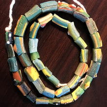 Load image into Gallery viewer, Middle Eastern, Glass, Hebron, West Bank, Ancient, Beads, Jerusalem, Judean Mountains, Jewellery, Necklace, Bracelet, Earrings, Vintage, Collectibles, Vintage-Inspired, Rare,