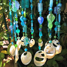 Load image into Gallery viewer, Suncatchers, Beaded Curtains, Bead Curtain, Suncatcher, Wind Chimes, Mobiles, Waterproof, Pearl Shell, Sea Blue, Aqua, Beige, Baby Blue, Caramel, Beige, Jonquil, Azure, Pale Turquoise, Aquamarine, Pale Green, Sea Foam, Sky Blue, Teal, Pale Jade,