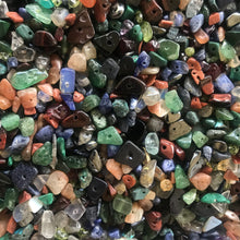 Load image into Gallery viewer, Chipstones, Semi-Precious, Anklet, Bracelet, Necklace, Multicoloured, Rose, Cherry, Clear and Strawberry Quartz, Moonstone, Red and Blue Lace Agate, Aquamarine, Amethyst, Green Fluorite, Peridot, Citrine, Sunstone, Tiger Eye, Mookaite, Mahogony, Black and Snowflake  Obsidian, Red and Rainforest Jasper, Carnelian, Rhodonite, Opal Art, Golden Amphibole, Malachite, Aventurine, Peridot, Prehnite, Kyanite, Chrysoprase, Green Diopside, Moss Agate, Himalayan and African Turquoise, Tourmaline, Onyx, Haematite,