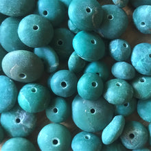 Load image into Gallery viewer, Burma, Asia, Myanmar, Green Stone, Semi-Precious, Jewellery, Gemstone, Statement Jewellery, Collection, Mix, Fertility, Tigertail, Craftline, Leather, Necklace, Spiritual, Unpolished,  Button, Button-Shaped, Boho, Boho-Style, Beads,