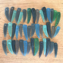 Load image into Gallery viewer, Indonesia, Glass, Beads, Shards, Claws, Earrings, Necklace, Anklet, Collectible, Recycled, Asia, Jewellery,