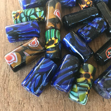 Load image into Gallery viewer, Cylinder, Tubular, Indian, Glass, Venetian-Style, Necklaces, Bracelets, Jewellery,