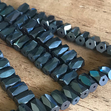 Load image into Gallery viewer, Haematite, Assorted, Mix, Semi-Precious, Stone, Beads, Anisotropic, Western Australia, Venezuela, North America, Lake Superior, Brazil, Eastern Canada, Black, Steel, Mineral, Jewellery-Making, Health, Ailment, Earrings, Necklace, Bracelet, Iron Ore, Bicones, Rounds, Collections, Arrows, Ovals, Drops, Bows, Protection, Black, Global Beads, Hole, Centre-Drill,