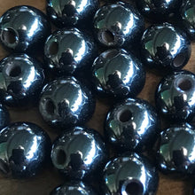 Load image into Gallery viewer, Haematite, Magnetic, Assorted, Mix, Semi-Precious, Stone, Beads, Anisotropic, Western Australia, Venezuela, North America, Lake Superior, Brazil, Eastern Canada, Black, Steel, Mineral, Jewellery-Making, Earrings, Necklace, Bracelet, Iron Ore, Bicones, Rounds, Collections, Arrows, Ovals, Drops, Bows, Black, Global Beads, Hole, Centre-Drill,