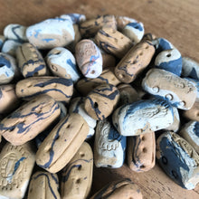 Load image into Gallery viewer, Clay, West Africa, Handmade, Hand Painted, Clay, Cylinders, Tubular, Necklaces, Bracelets, Jewellery-Making,
