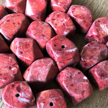 Load image into Gallery viewer, : Coral, Collection, Abstract, Seaside, Reconstituted, Jewellery, Asia, Algerian, Onyx, White Metal, Silver, Topaz, Amber, Jet Black, Necklace, Bracelet, Earrings, Burma, Burmese, Beads, Amazonite,