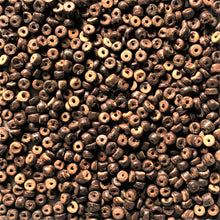 Load image into Gallery viewer, Beads, Chocolate, Indonesia, Jewellery Making, Counting Collection, Washer, Spacer Bead, Colours, Necklace, Bracelet, Earthy, Brown,