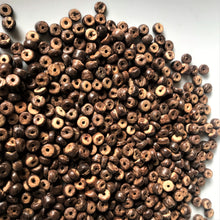Load image into Gallery viewer, Beads, Chocolate, Indonesia, Jewellery Making, Counting Collection, Washer, Spacer Bead, Colours, Necklace, Bracelet, Earthy, Brown,