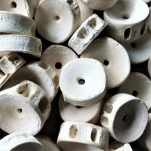 Load image into Gallery viewer, Vertebrae, Fish, Natural, Africa, Fish Beads, Concave, Spacers, Necklaces, Earrings, Jewellery, Tribal, Ethnic, Statement, Beads,