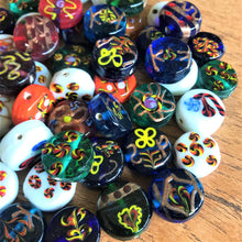 Load image into Gallery viewer, Glass, Beads, Tabular, Tablet, Jewellery, Keyring, Necklaces, Bracelets, Earrings, Necklaces, Bracelets, Goldstone, White, Pink, Brown, Green, Navy, Gold, Yellow, Green, Red, Purple, Grey,