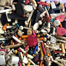 Load image into Gallery viewer, India, Beads, Collection, Bone, Batik, Dyed, Recycled, Ethnic, Tribal, Boho, Vintage, North America, Asia, Thailand, Borneo, Indonesia, Ghana, Africa, China, Necklaces, Bracelets, Bangles, Costume Jewellery, Craft, Art, Teaching, Counting, Projects, Saucer Discs, Washers, Flat Discs, Rondelles, Tubes, Cylinders, Animals, Spacer Beads,