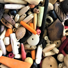 Load image into Gallery viewer, India, Beads, Collection, Bone, Batik, Dyed, Recycled, Ethnic, Tribal, Boho, Vintage, North America, Asia, Thailand, Borneo, Indonesia, Ghana, Africa, China, Necklaces, Bracelets, Bangles, Costume Jewellery, Craft, Art, Teaching, Counting, Projects, Saucer Discs, Washers, Flat Discs, Rondelles, Tubes, Cylinders, Animals, Spacer Beads,