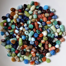 Load image into Gallery viewer, White, Washer, Spacer, Saucer, Round, Red, Oval, Opaque, Frosted, Navy, Multi-Coloured, Mix, India, Green, Global, Beads, Glazed, Glass, Cylinder, Collection, Brown, Blue, Black, Bicone, Beads, Indian, India, Varanasi, Jewellery, Bracelet, Necklace, Earrings, Bead Curtain, Suncatcher,