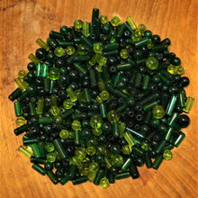 Load image into Gallery viewer, Tubes, Rounds, Mix, Lime, Glazed, Jewellery Making Supplies, Jewellery, India, Beads, Transparent, Collection, Green, Bead, Art, Projects, 8mm, 6mm, 4mm, 12mm, 10mm, Olive, Emerald Green, Lime, Forest Green, Amazon, Avocado, Apple, Chartreuse.