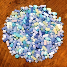 Load image into Gallery viewer, Tube, Round, Oval, Mix, India, Green, Worldwide Beads, Glass, Cylinder, Collection, Blue, Beige, Beads, Aqua, Pale Green, Ivory, Cyan, Beige,