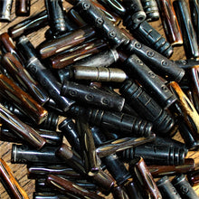 Load image into Gallery viewer, India, Beads, Jewellery Making, Africa, Ethnic, Batik, Collection, Necklace, Bracelet, Dyed, Water Buffalo, Bone, Buffalo, Asia, Thailand, Borneo, Indonesia, China, Hair Pipes, Choker, Boho, Ankle Bangle, Costume Jewellery, Craft, Art, Projects, North America, Horn, Black, Brown, African Inspired, Indian-Style, Vintage, Tribal, Cylinder, Pipes, Tribal Jewellery, Kenya, Nigeria, Ghana, Cow,