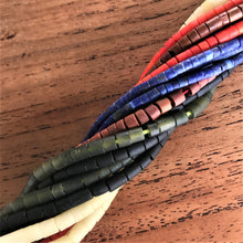 Load image into Gallery viewer, Lapis Lazuli, Strands, Coral, Jasper, Jade, Mediterranean, Beads, Rocailles, Spiritual, Chakra, Blue, Green, Black, Semi-Precious, Beaders, Brown, Afghanistan, Middle East, Himalayas, China, Nomad, Stone Beads, Inspiring, Imperial Gem, Ethnic, Tribal, Jewellery, Tribal Jewellery, Necklaces, Yellow, Red, Bracelets, Earrings, Collectable, Middle East,