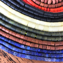 Load image into Gallery viewer, Lapis Lazuli, Strands, Coral, Jasper, Jade, Mediterranean, Beads, Rocailles, Spiritual, Chakra, Blue, Green, Black, Semi-Precious, Beaders, Brown, Afghanistan, Middle East, Himalayas, China, Nomad, Stone Beads, Inspiring, Imperial Gem, Ethnic, Tribal, Jewellery, Tribal Jewellery, Necklaces, Yellow, Red, Bracelets, Earrings, Collectable, Middle East,