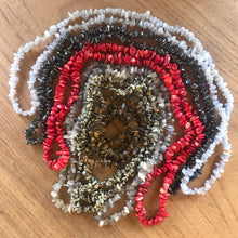 Load image into Gallery viewer, Mediterranean, Mexico, Blue lace Agate, Brown, Tiger Eye, Madagascar, Dalmatian Jasper, Brazil, Semi-Precious, Stones, Strands, Chipstones, Chip Stones, Chips, Earrings, Necklaces, Clusters, Anklets, Bracelet, Gemstone, Worldwide, Jewellery, Spiritual, Healing, Multicoloured, Collection,