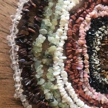 Load image into Gallery viewer, Mexico, Blue lace Agate, Brown, Tiger Eye, West Australian, Australia, Dalmatian Jasper, Brazil, Semi-Precious, Stones, Strands, Chipstones, India, Sunstone, Chip Stones, Chips, Earrings, Necklaces, Clusters, Anklets, Bracelet, West Australian, Gemstone, Worldwide, Jewellery, Spiritual, Healing, Multicoloured, Collection, South Africa, Black Tourmaline,