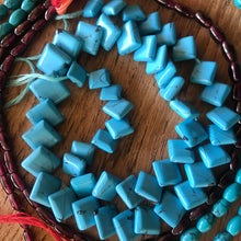 Load image into Gallery viewer, Reconstituted Turquoise, Himalayas, Stone Beads, Sunstone, Black, Goldstone, Jewellery, Necklaces, Bracelets, Earrings, Semi-Precious Stones, Beads, Turquoise Stone Beads, Round Stone Beads, Assorted Semi-Precious Stone Beads, European, Garnet, Sri Lanka,