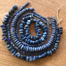 Load image into Gallery viewer, Lapis Lazuli Stone Beads, Strands, Beads, Rocailles, Spiritual, Chakra, Blue, Collectible, Rare, Semi-Precious Stone Beads, Semi-Precious, Beaders, Afghanistan, Middle East, Out of the Far East, Worldwide, Himalayas, Stone Beads, Inspiring, Ethnic, Collectible, Rare, Tribal, Jewellery, Tribal Jewellery, Necklaces, Bracelets, Earring,