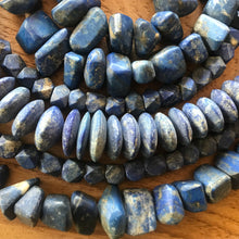 Load image into Gallery viewer, Lapis Lazuli Stone Beads, Strands, Beads, Rocailles, Spiritual, Chakra, Blue, Collectible, Rare, Semi-Precious Stone Beads, Semi-Precious, Beaders, Afghanistan, Middle East, Out of the Far East, Worldwide, Himalayas, Stone Beads, Inspiring, Ethnic, Collectible, Rare, Tribal, Jewellery, Tribal Jewellery, Necklaces, Bracelets, Earring,