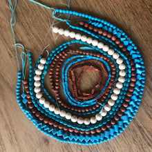 Load image into Gallery viewer, Reconstituted Turquoise, Onyx, Algeria, Himalayas, Stone Beads, Sunstone, Black, Goldstone, Sri-Lanka, Jewellery, Necklaces, Bracelets, Earrings, Semi-Precious Stones, Beads, Canada, Turquoise Stone Beads, Round Stone Beads, Assorted Semi-Precious Stone Beads, European,