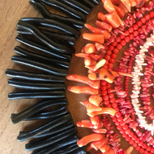 Load image into Gallery viewer, Pink, Orange, Black, Burma, Burmese, Black Coral, Red, Strand, Coral, Coral Shards, Necklace, Bracelet, Earrings, Beads, Pendants, Shards, Collection, Bamboo, Shards, Ocean, Natural, Worldwide, Seaside, Afghan, Collectible, Shell, Seashell, Chunky,